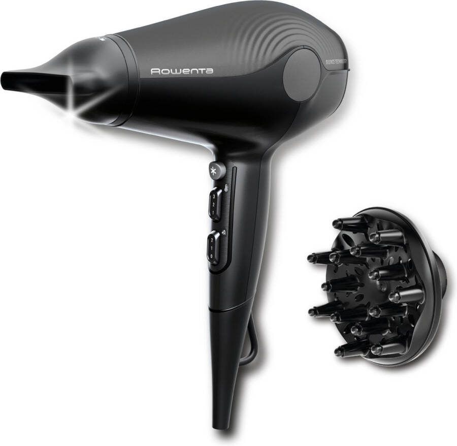 Rowenta Ultra Silence CV6430 Haardroger 1800W Zwart