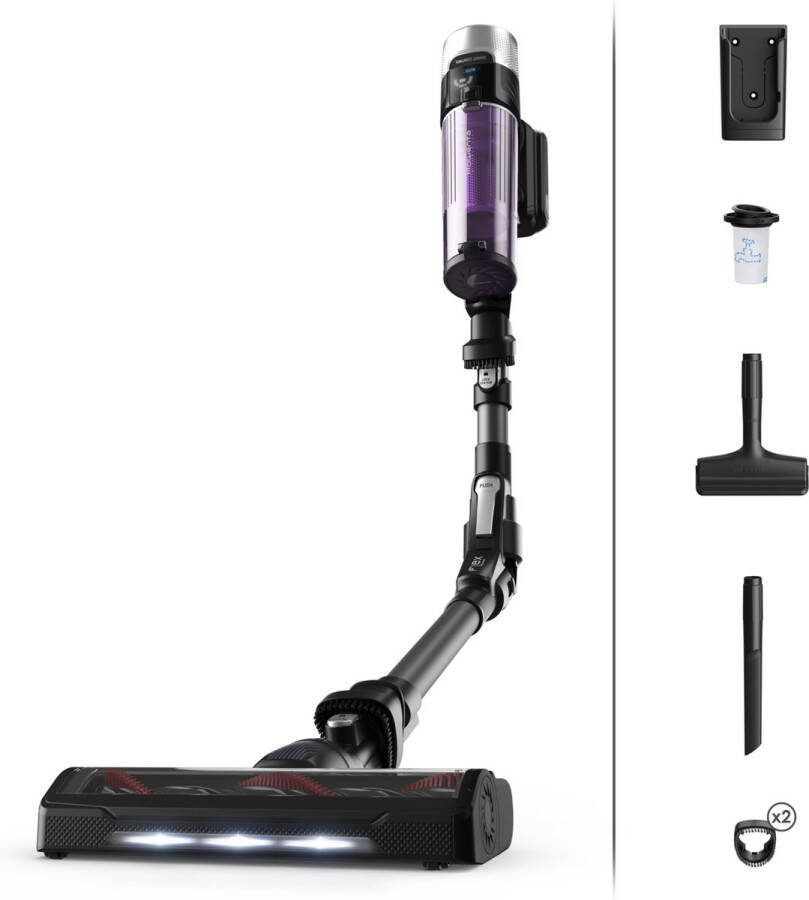Rowenta X-Force Flex 9.60 RH2038 Steelstofzuiger draadloos Allergie filter Krachtig 100 Airwatt