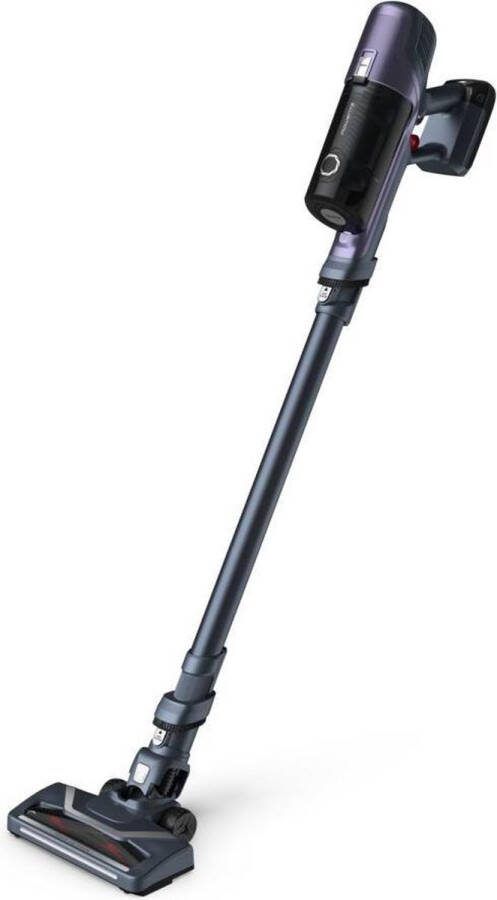 Rowenta Accu-kruimeldief en -stofzuiger RH6838 X-Pert 6.60 Essential 45 min looptijd led-zuigmond uitneembare accu inclusief bekleding- & kierenzuigmond rood zwart