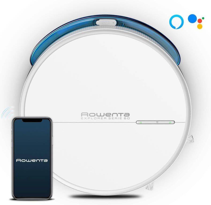 Rowenta X-Plorer Serie 60 RR7447 Robotstofzuiger Allergie filter Wit