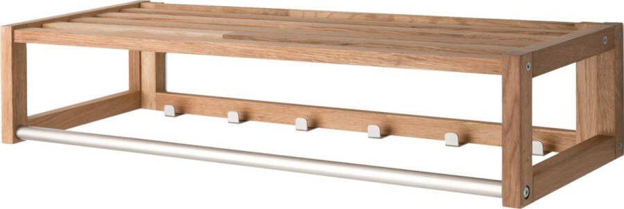 Rowico Home Confetti kapstok met hoedenplank naturel eiken 80 cm