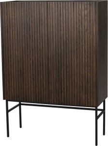 Rowico Home Halifax houten opbergkast bruin 140 x 100 cm