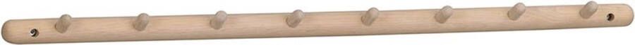 Rowico Home Nordiq Memphis houten kapstok 8 haakjes 80 cm breed Whitewash