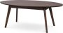 Rowico Home Yumi ovale houten salontafel donker hout 130 x 65 cm - Thumbnail 1