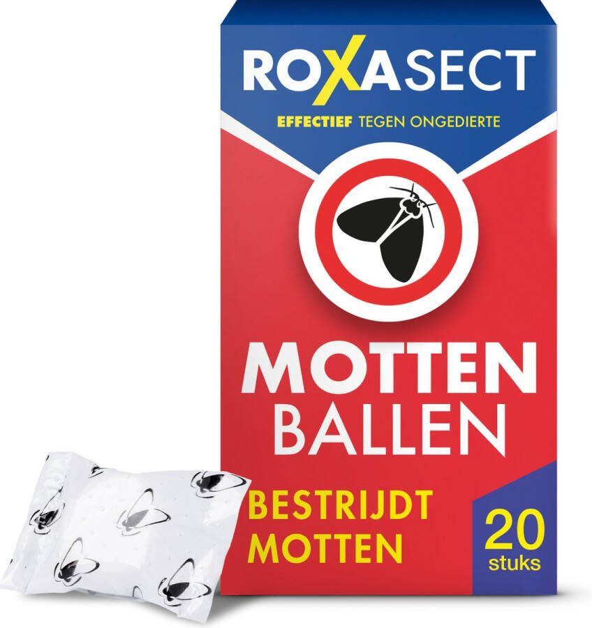 Roxasect Mottenballen Motten Bestrijden Insectenbestrijding 20 stuks