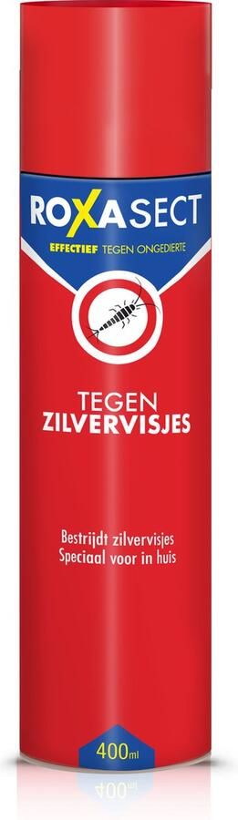 Roxasect Spray tegen Zilvervisjes Ongediertebestrijding Zilvervisjes Bestrijden Insectenspray 400ml