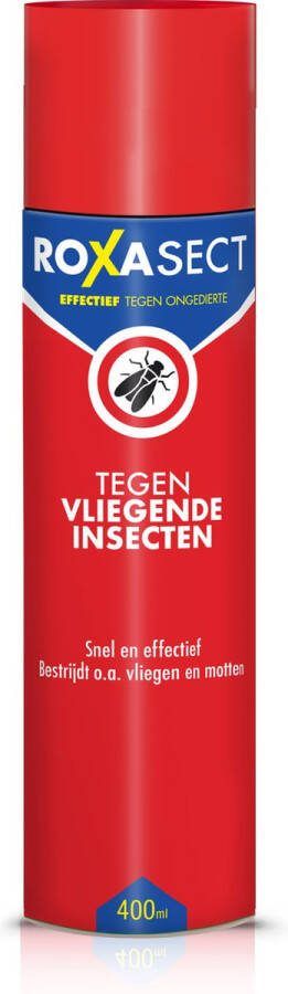 Roxasect Spray tegen Vliegende Insecten Insectenspray Ongediertebestrijding Vliegenspray 400ml