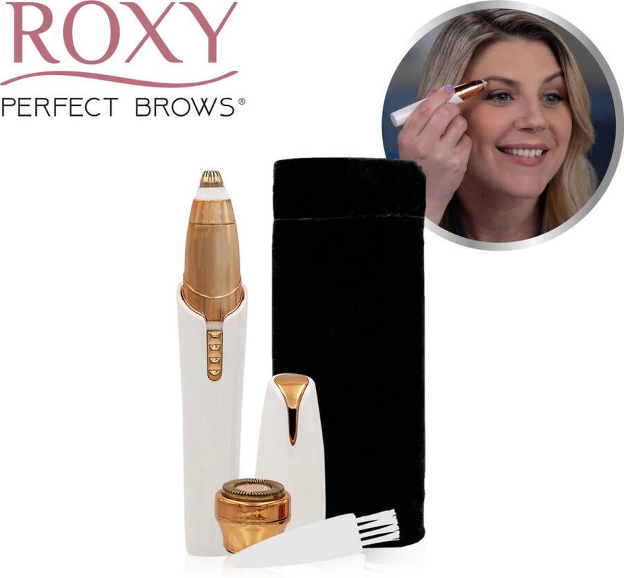 Roxy Perfect Brows Wenkbrauwen perfect in shape elektrische trimmer epilator precisie trimmer