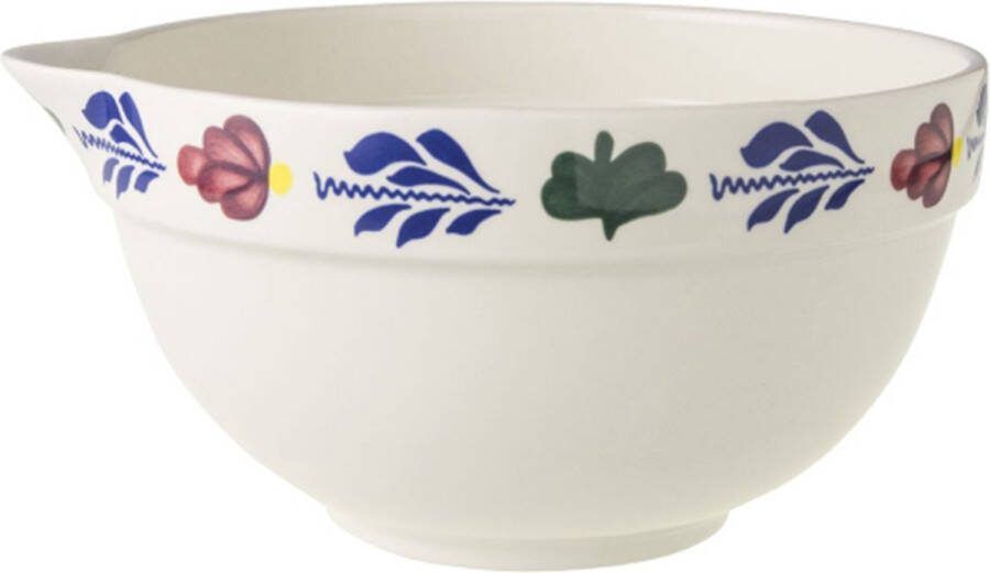 Royal Boch Boerenbont Beslagkom met tuit 23cm