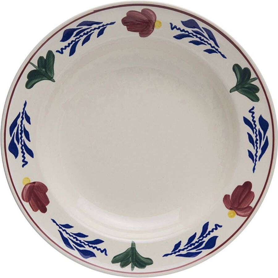 Royal Boch Boerenbont bord diep ø28cm Set van 2 stuks