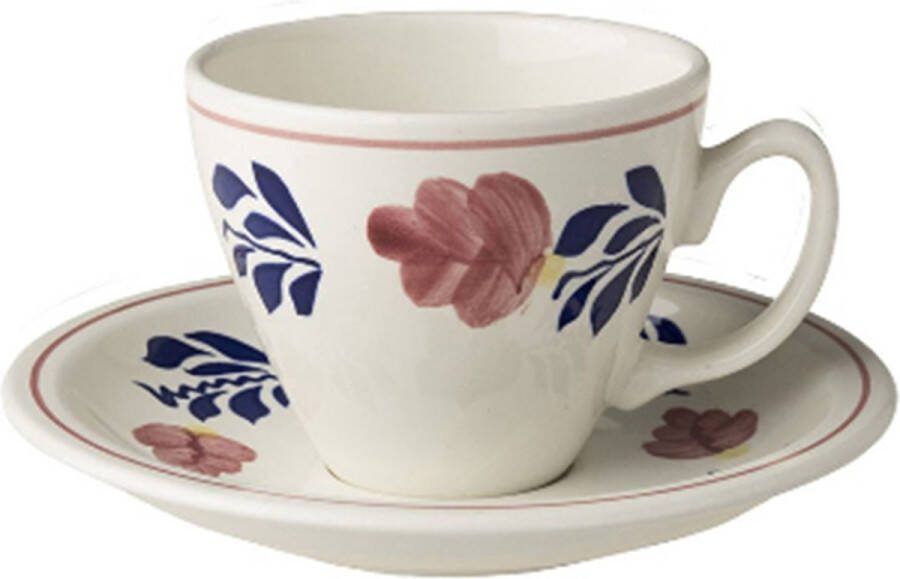 Royal Boch Set 6x Boerenbont Kop & Schotel Audrey 0 19L