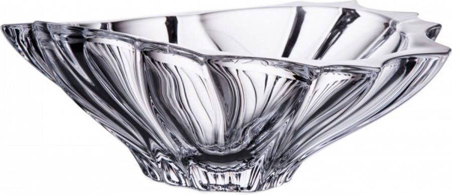 Royal Bohemia Prachtige kristallen schaal PLANTICA Bohemia Kristal luxe fruitschaal groot- 33 cm