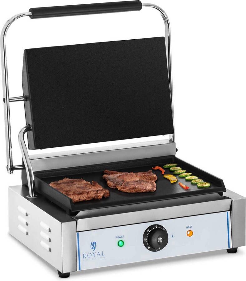 Royal Catering Dubbele contactgrill glad 2 x 2200 W