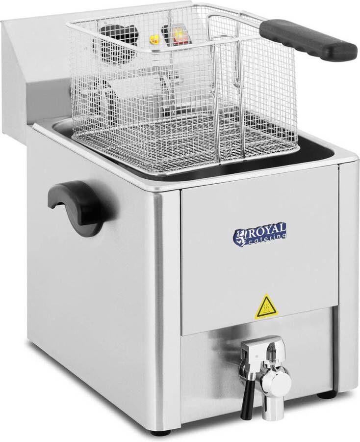 Royal Catering Elektrische friteuse 13 liter EGO-thermostaat