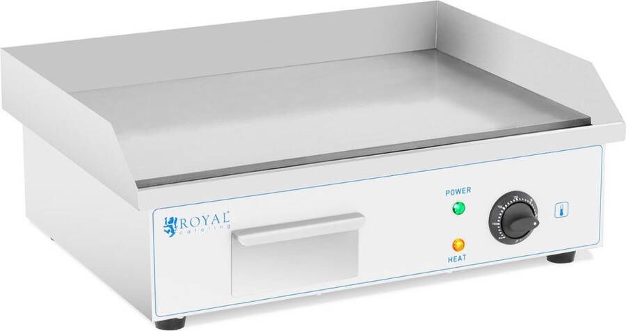 Royal Catering Elektrische grillplaat 55 cm royal_catering glad 3.000 W