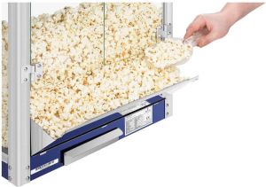 Royal Catering Popcorn Machine blauw 8 ons