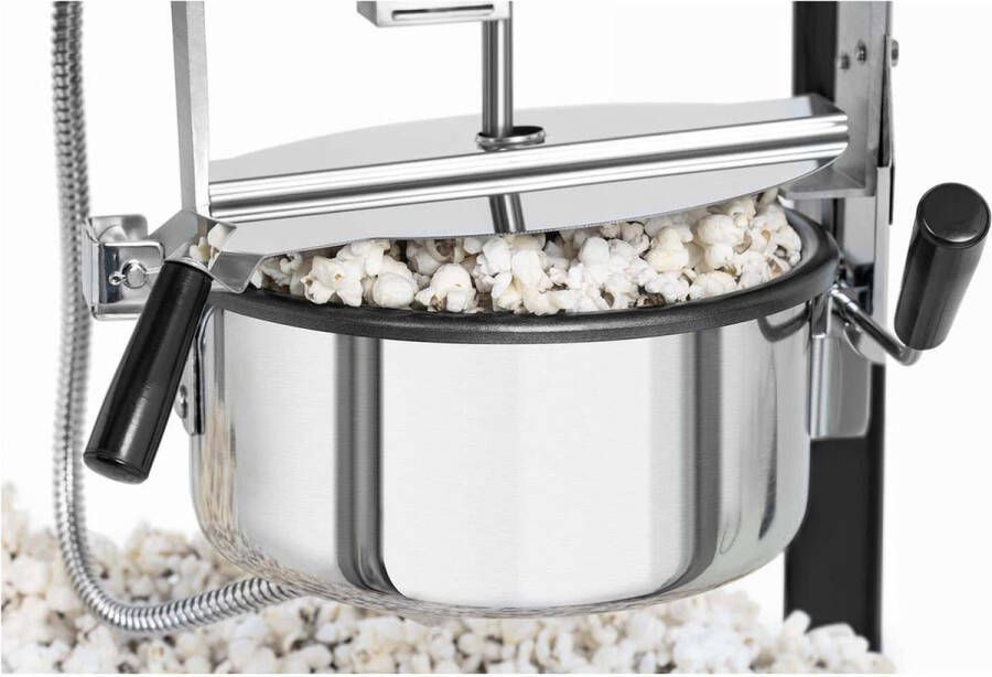 Royal Catering Popcorn Machine zwart en goud