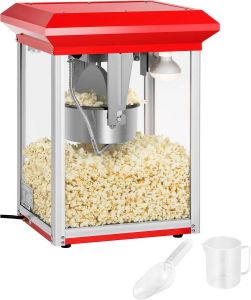 Royal Catering Popcornmachine rood 8 oz