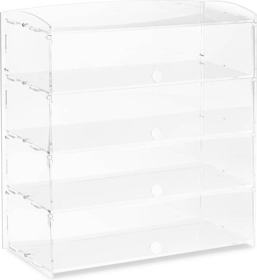 Royal Catering Taartplateau klein Acryl 4 Planken Koninklijke Horeca