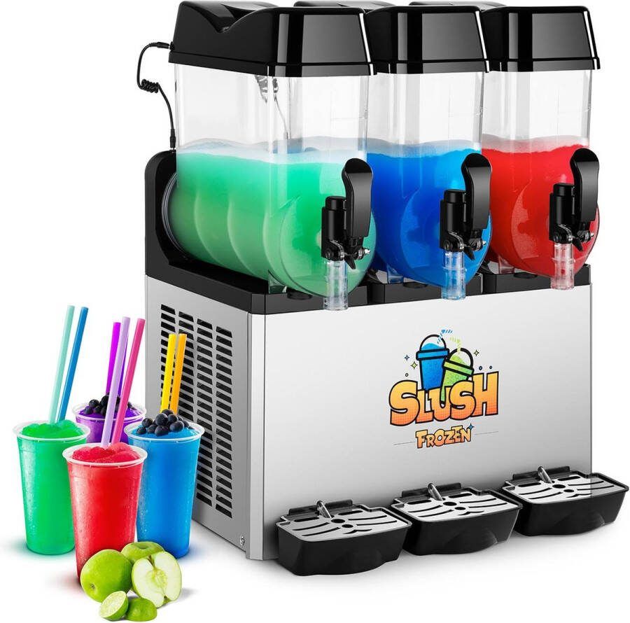 Royal Catering Slush Puppy Machine Slush maker 3 x 12 L