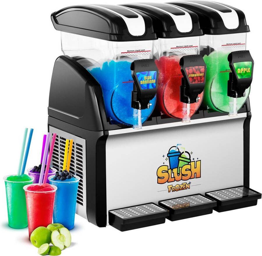 Royal Catering Slush Puppy Machine Slush maker 3 x 15 L