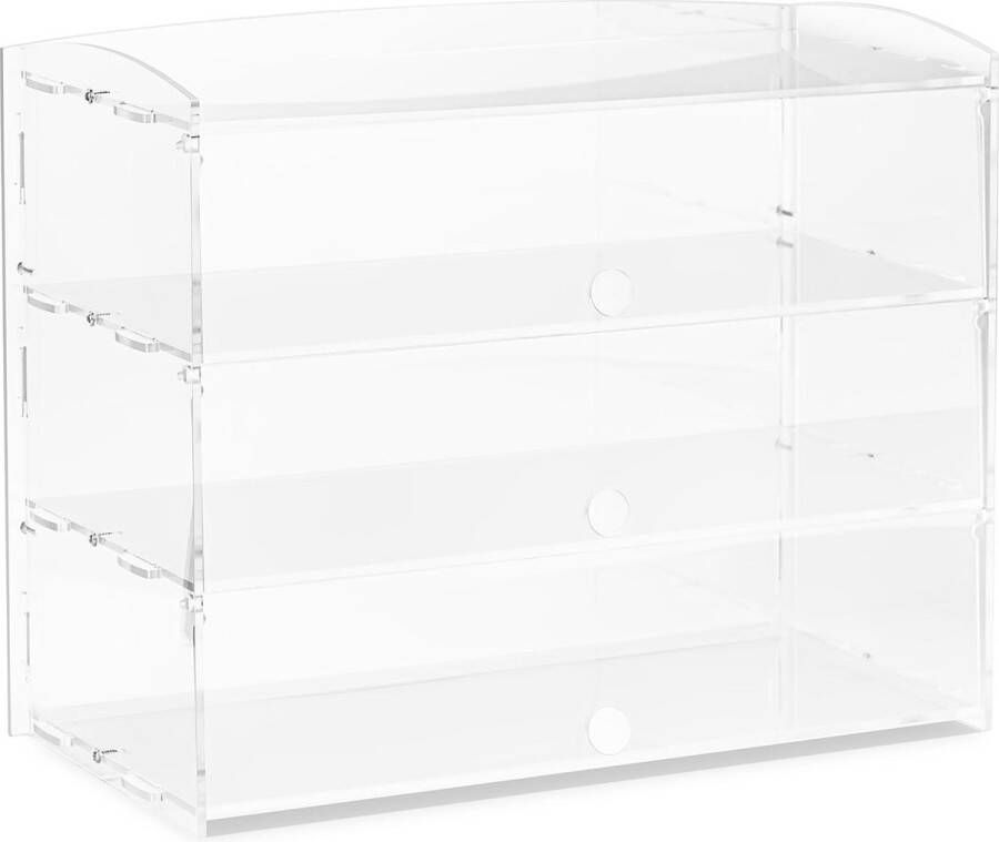 Royal Catering Taartplateau klein Acryl 3 Planken Koninklijke Horeca