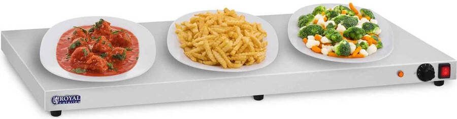 Royal Catering Warmhoudplaat 600 W Roestvrij 100 cm
