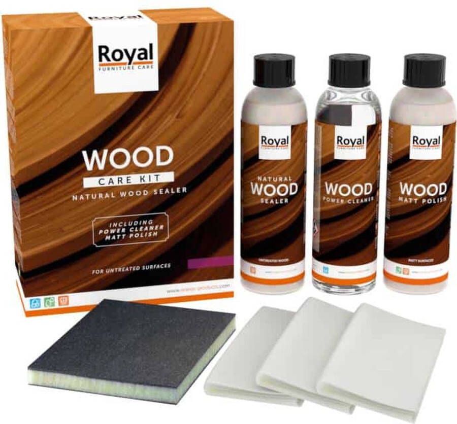 Oranje Furniture Care Natural Wood Sealer Wood Care Kit | Natuurlijke hout beschermer en onderhoud set