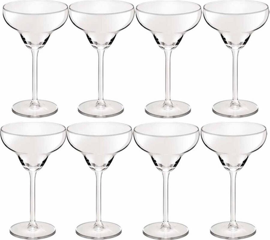 Royal Leerdam 12x Cocktailglazen transparant 300 ml Margarita serie 30 cl Cocktail glazen Cocktails drinken Cocktailglazen van glas