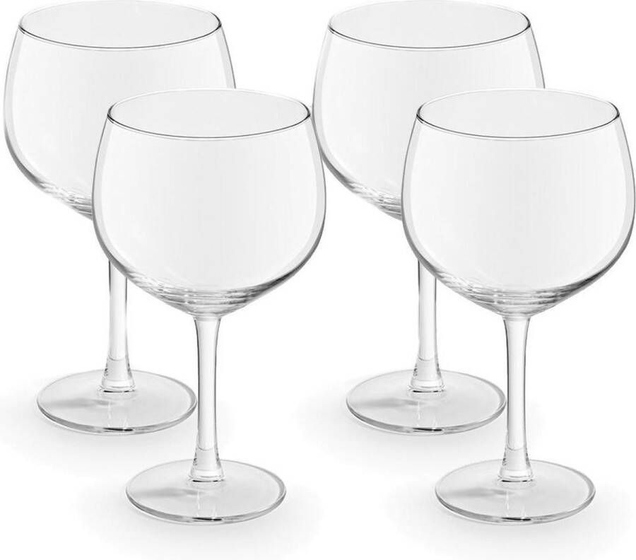 Royal Leerdam 12x Cocktailglazen transparant 650 ml Gin Tonic serie 65 cl Cocktail glazen Cocktails drinken Cocktailglazen van glas