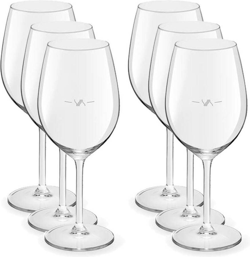 Royal Leerdam 12x Luxe wijnglazen voor witte wijn 320 ml Esprit 32 cl Witte wijn glazen met maatstreep Wijn drinken Wijnglazen van glas