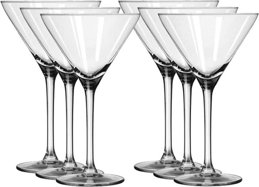Royal Leerdam 18x Cocktail martini glazen transparant 200 ml Specials serie 20 cl Cocktail glazen Cocktails drinken Cocktailglazen van glas