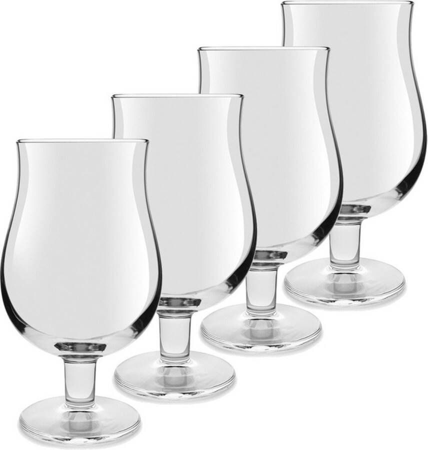 Royal Leerdam 18x speciaal bierglazen tulpglazen transparant 400 ml Mainz