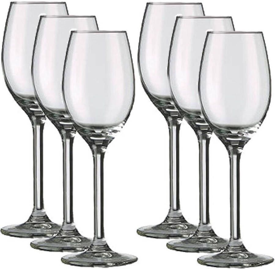 Royal Leerdam 24x Port sherryglazen transparant 140 ml serie Esprit 14 cl Likeurglazen
