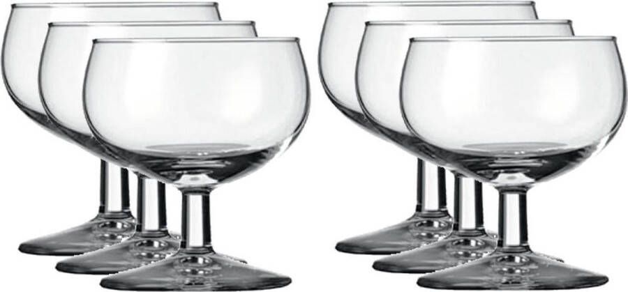 Royal Leerdam 30x Likeurcoupe borrelglazen transparant 110 ml Gilde serie 11 cl