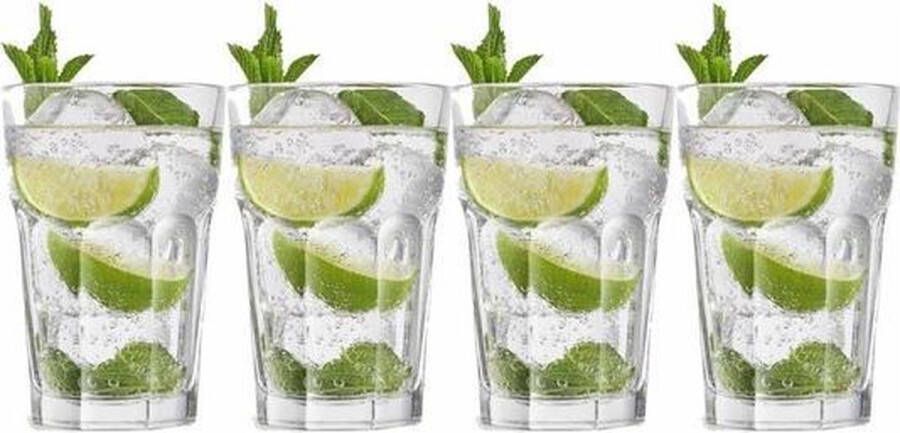 Royal Leerdam 4x Cocktailglazen Mojito 410 ml Oban serie 40 cl Cocktail glazen Cocktails drinken Cocktailglazen van glas
