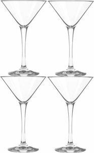 Royal Leerdam 8x stuks cocktails martini glazen transparant van 260 ml Cocktails drinken