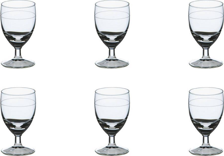 Royal Leerdam Gilde Borrelglas Incl. Maatstreep 3 5 cl 6 stuks