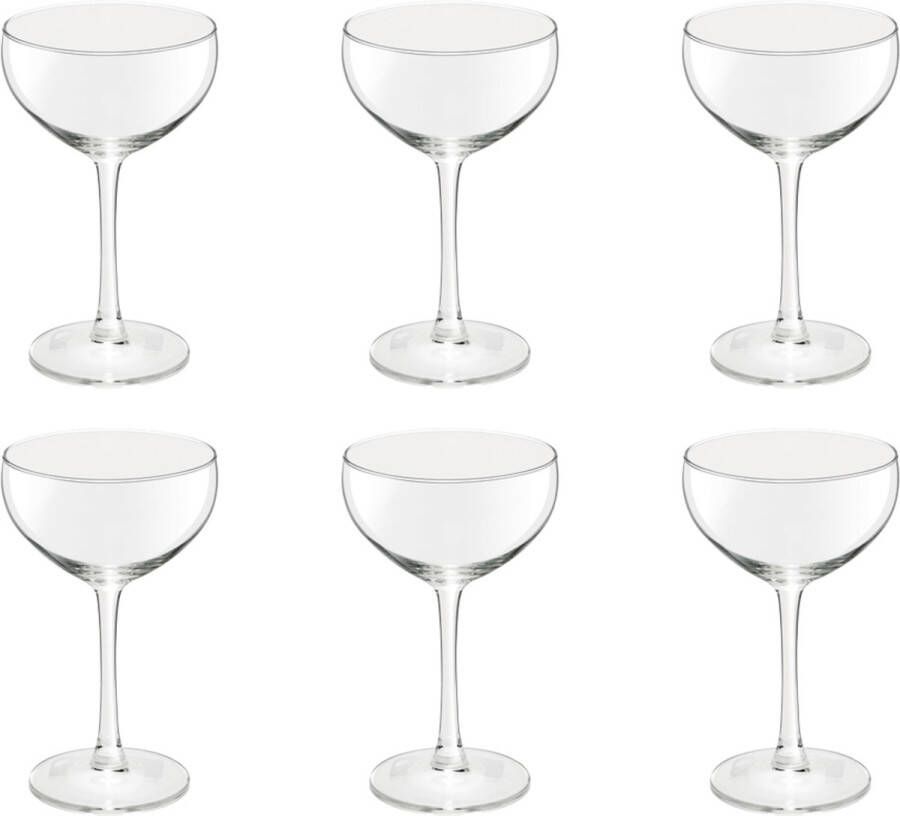 Royal Leerdam Champagnecoupe 610000 Let&apos;s Party 24 cl Transparant 6 stuks