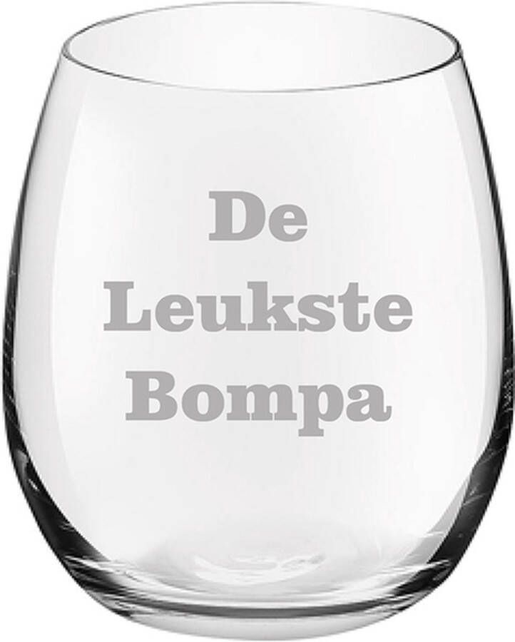 Royal Leerdam Drinkglas gegraveerd 39cl De Leukste Bompa