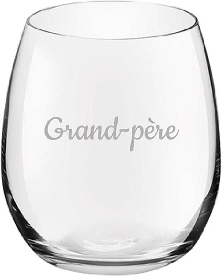 Royal Leerdam Drinkglas gegraveerd 39cl Grand-père