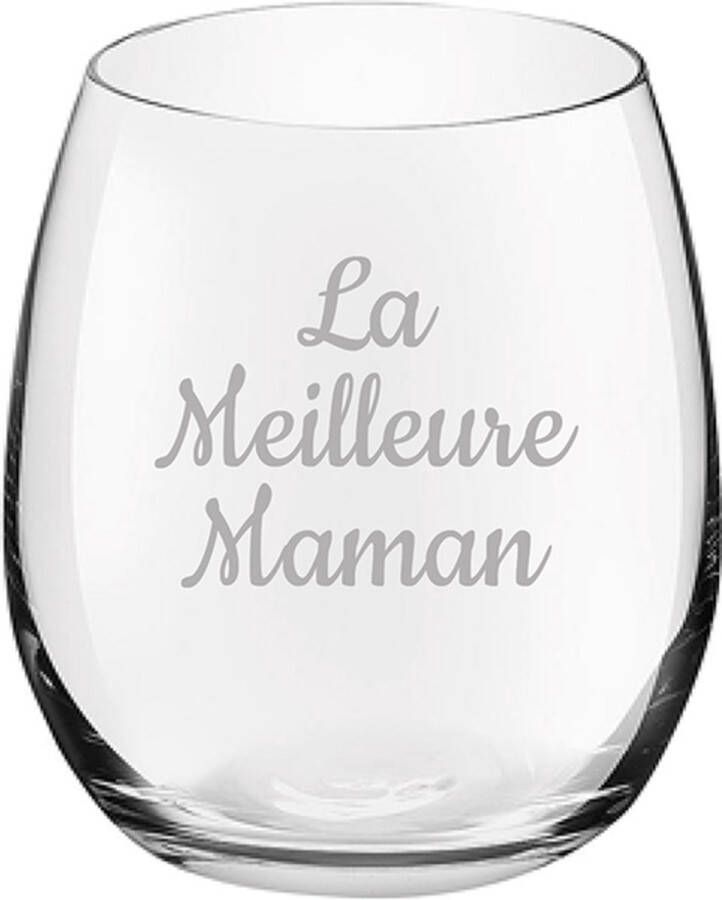 Royal Leerdam Drinkglas gegraveerd 39cl La Meilleure Maman