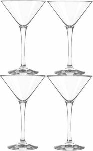 Royal Leerdam 4x Cocktail martini Glazen Transparant 260 Ml Martini Cocktailglazen