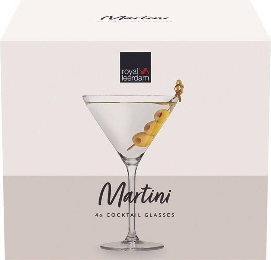 Royal Leerdam Martini glazen 26cl 4 stuks