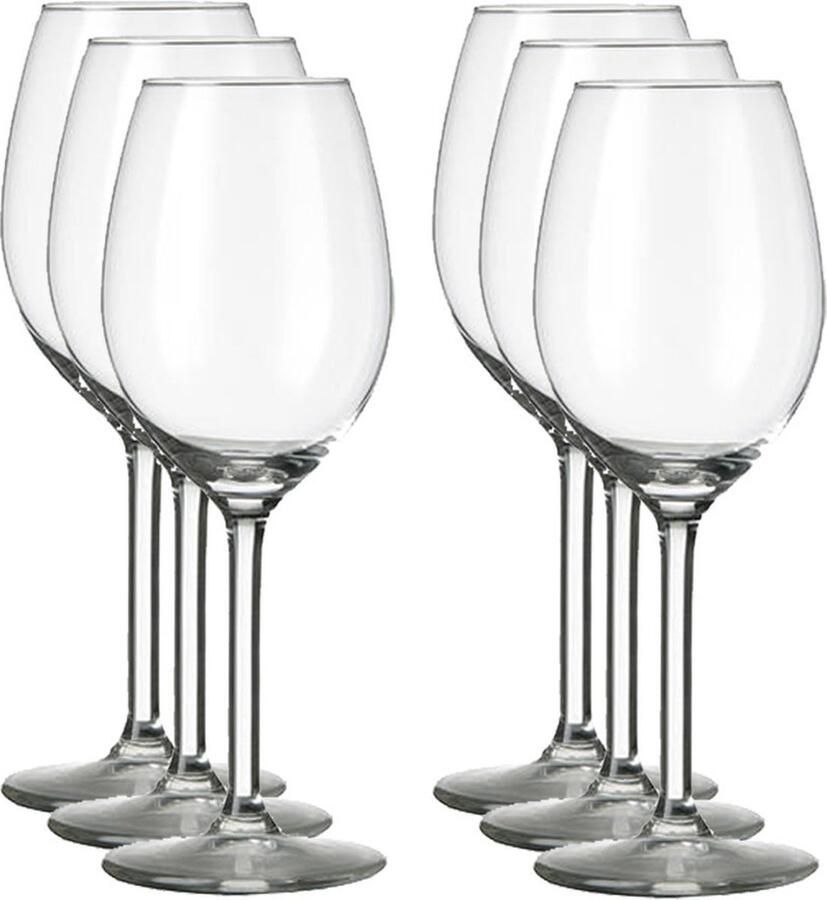 Royal Leerdam 12x Wijnglazen voor rode wijn 250 ml Esprit 25 cl Rode wijn glazen Wijn drinken Wijnglazen van glas