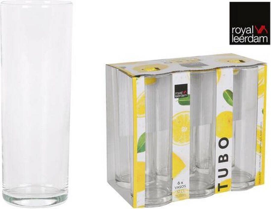 Royal Leerdam SET glazen buis 6 32CL LEMON