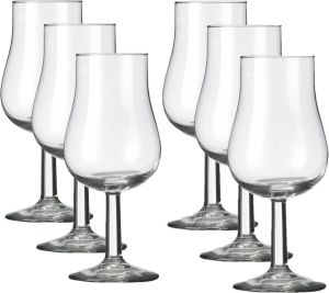 Royal Leerdam Set van 12x stuks wijnglazen voor witte wijn transparant 130 ml Specials 13 cl Witte wijn glazen