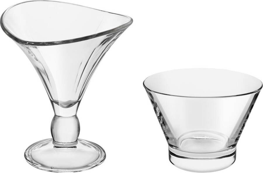 Royal Leerdam Twins Dessertset 24 cl 25 cl 8-delig