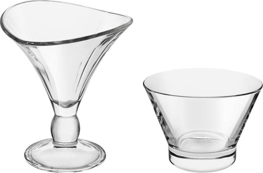 Royal Leerdam Twins Dessertset 24 cl 25 cl 8-delig