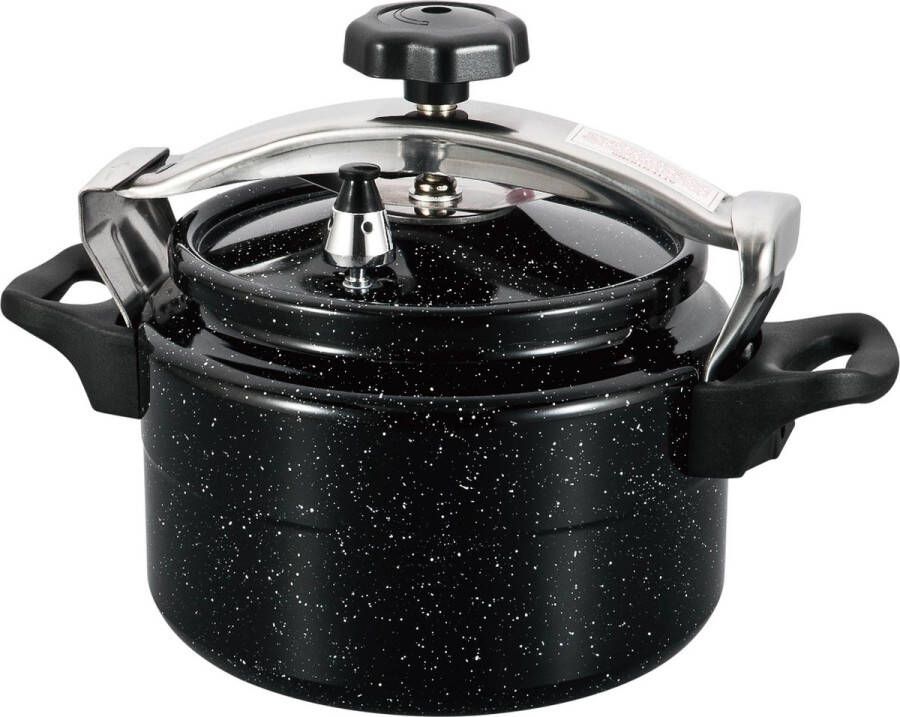 Royal Swiss 7 liter snelkookpan aluminium zwart 24 cm inductie pressure cooker